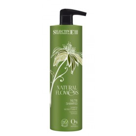 Selective NATURAL FLOWERS Nutri Shampoo Шампунь питательный для восстановления волос 1000 мл